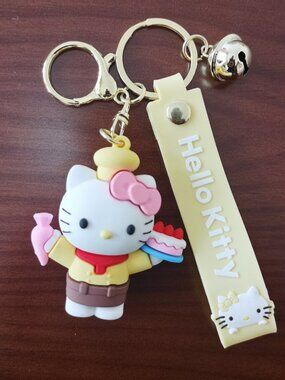 Hello Kitty Baker keychain